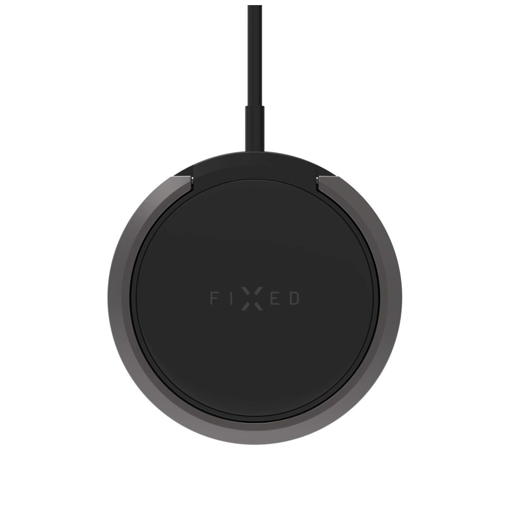 Vezeték nélküli hálózati töltő Fixed Ring, 15W, 1.67A, Fekete