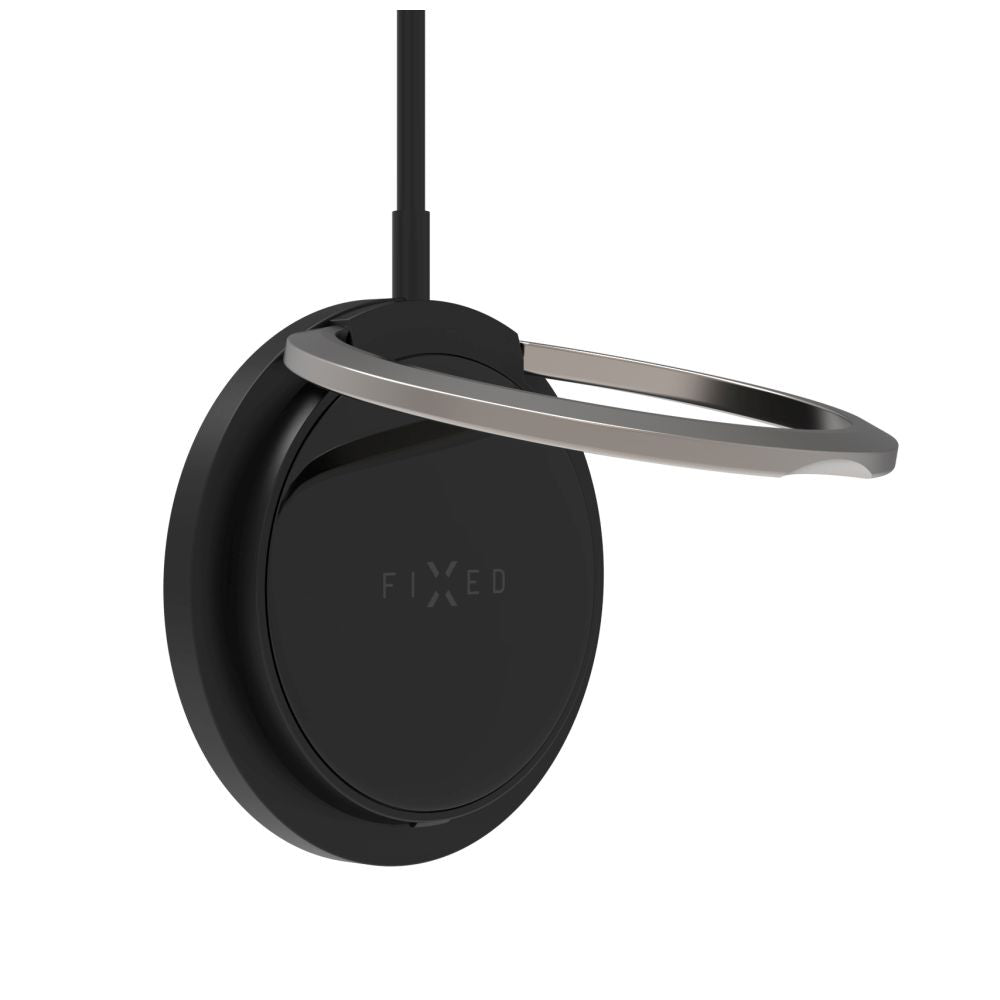 Vezeték nélküli hálózati töltő Fixed Ring, 15W, 1.67A, Fekete