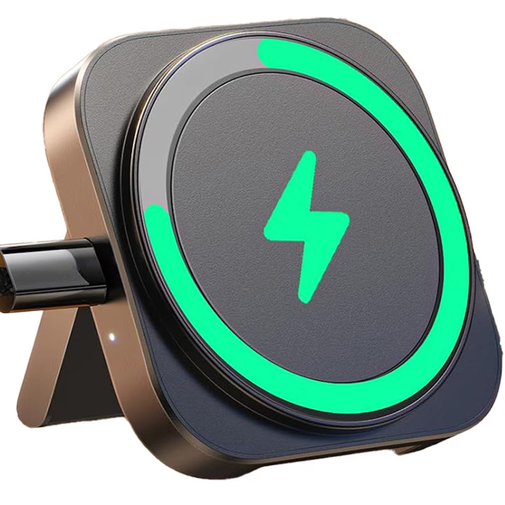Lisen 2in1 vezeték nélküli hálózati töltő, 15W, 1.67A, Fekete YL0324100013