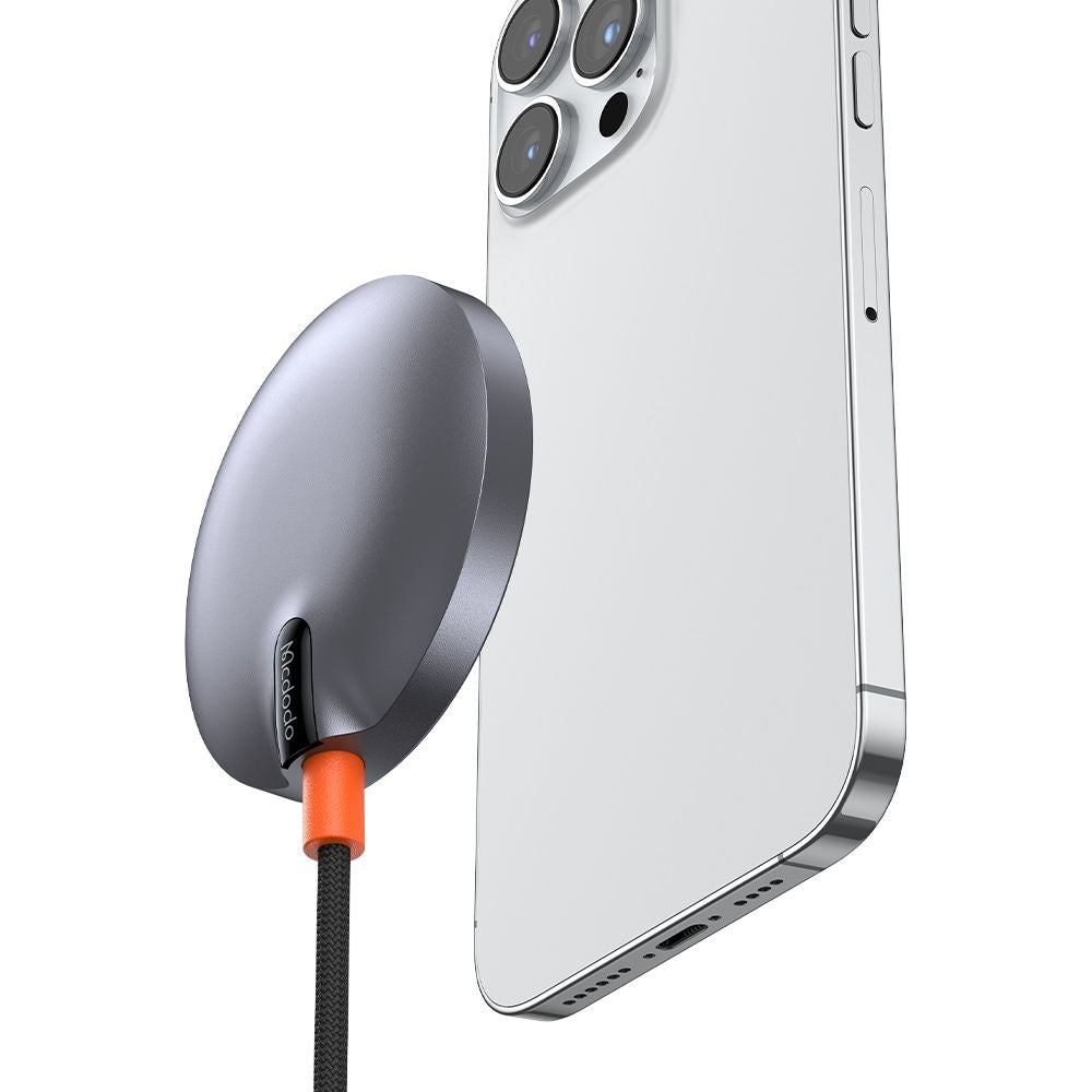 McDodo CH-2860 MagQ vezeték nélküli hálózati töltő, 15W, 1.67A, Fekete