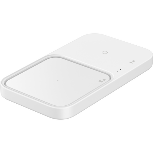 Samsung Duo vezeték nélküli hálózati töltő, 15W, 1,67A, Fehér, Újracsomagolt EP-P5400BWEGEU