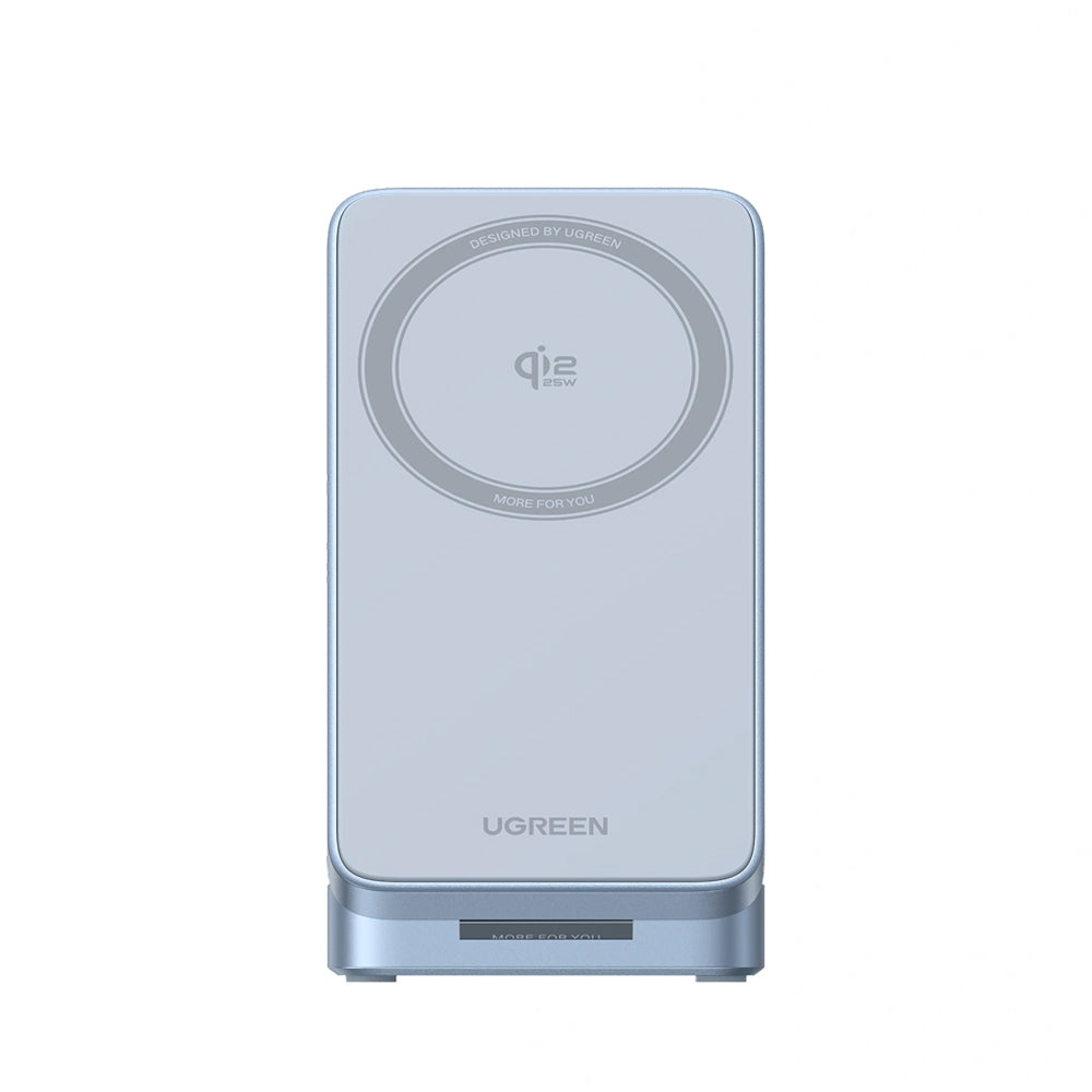UGREEN W757 (65901) 3in1 vezeték nélküli hálózati töltő, 25W, kék