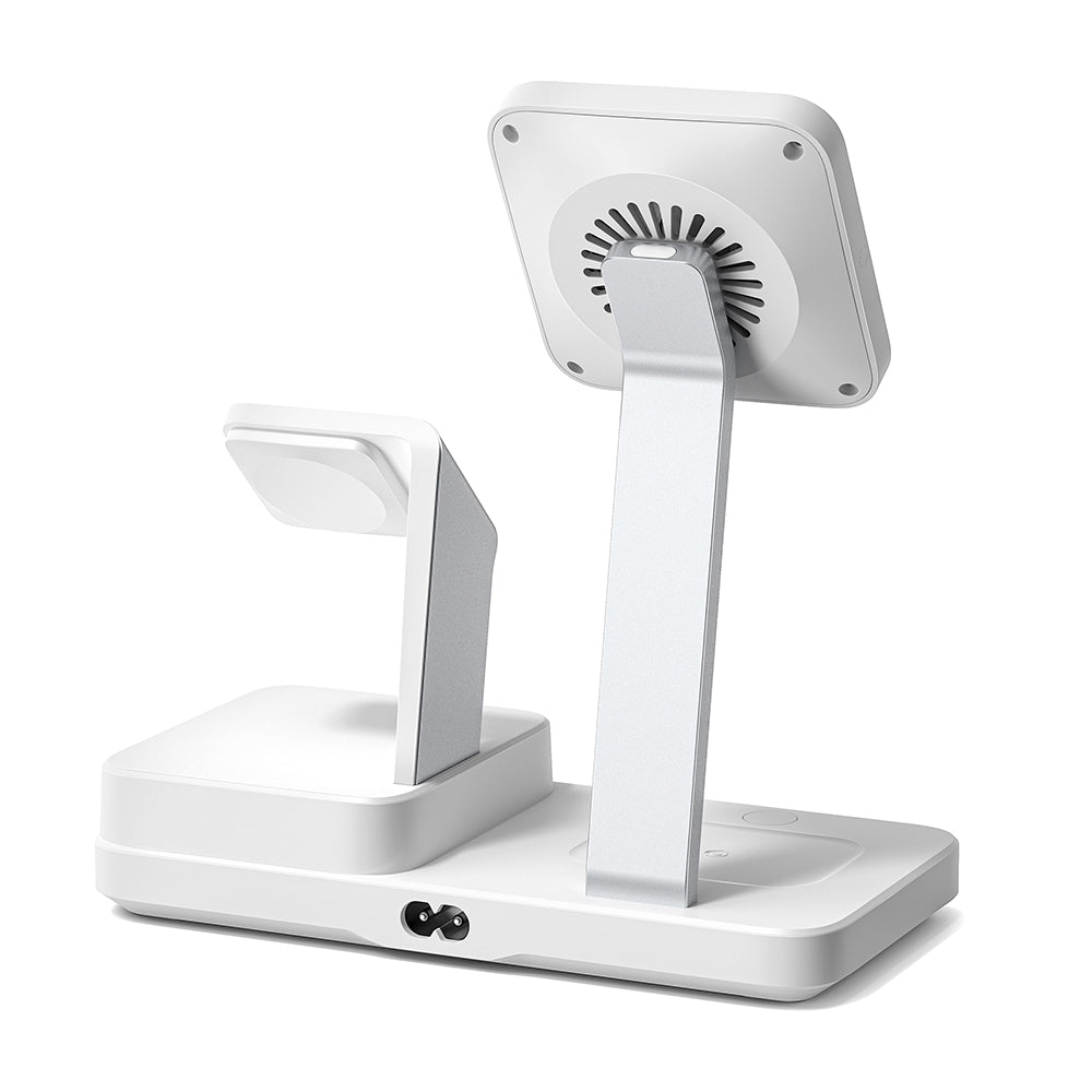 ESR CryoBoost QI 6in1 töltőállomás, 100W, 2 x USB-A - 1 x USB-C, Fehér
