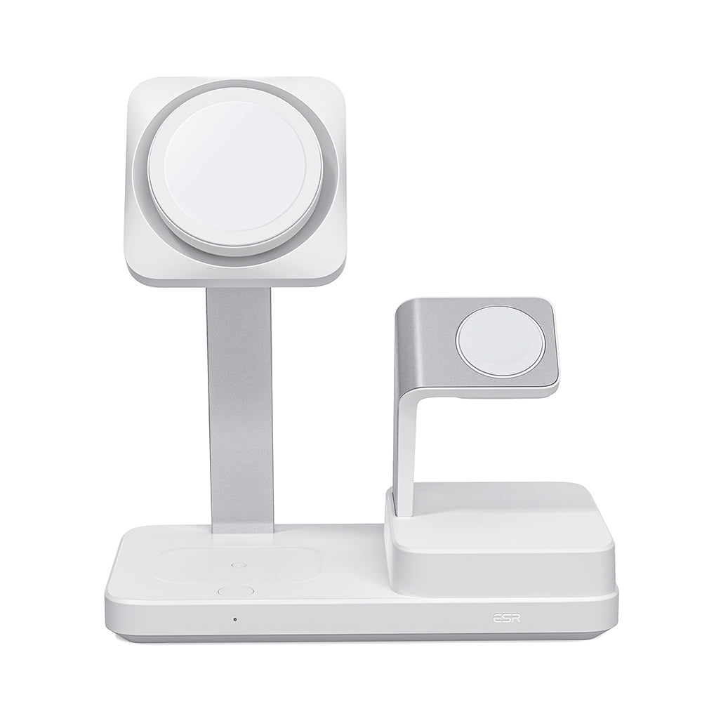 ESR CryoBoost QI 6in1 töltőállomás, 100W, 2 x USB-A - 1 x USB-C, Fehér
