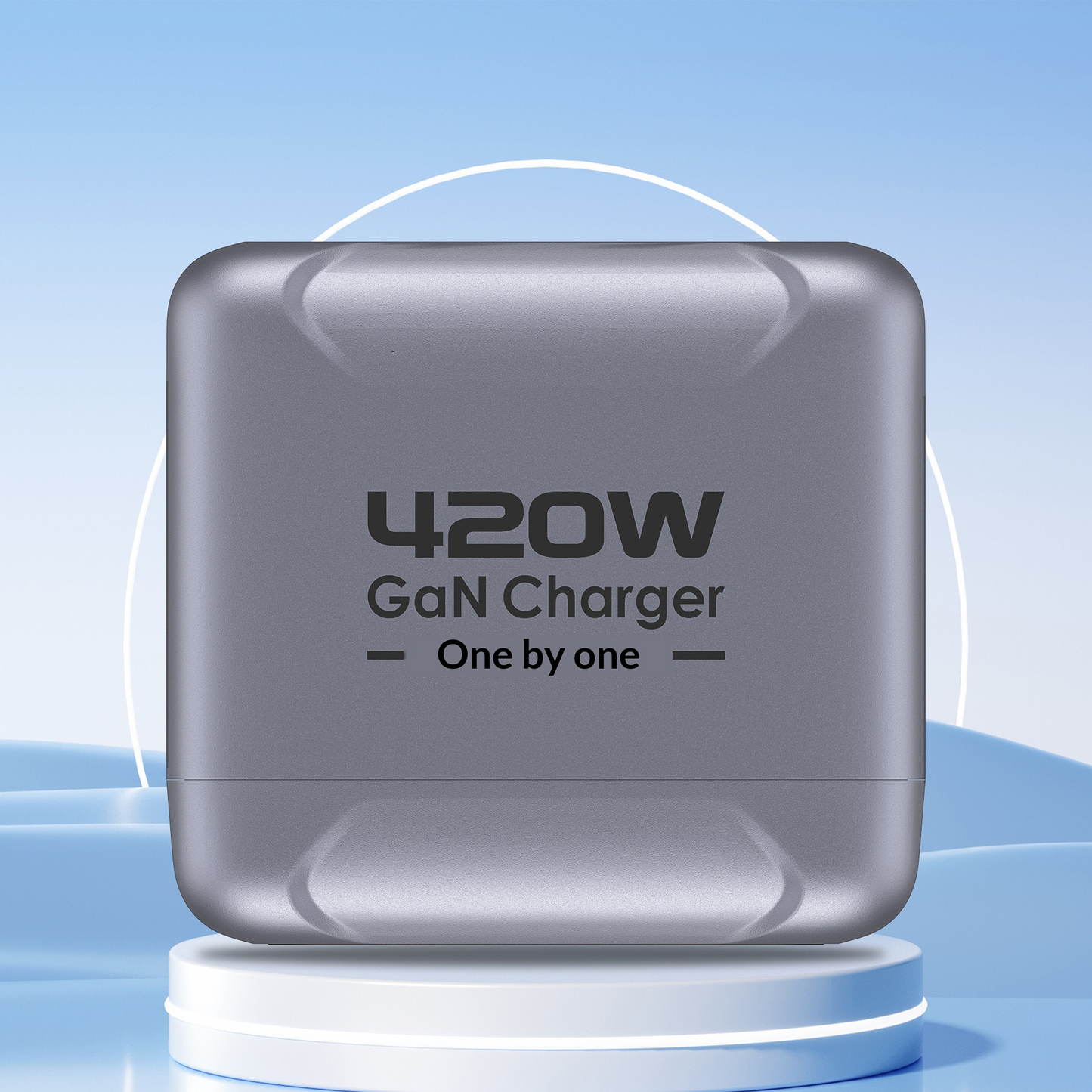 OEM BK-126D állomás töltő, 140W, 5A, 2 x USB-A - 6 x USB-C, Szürke