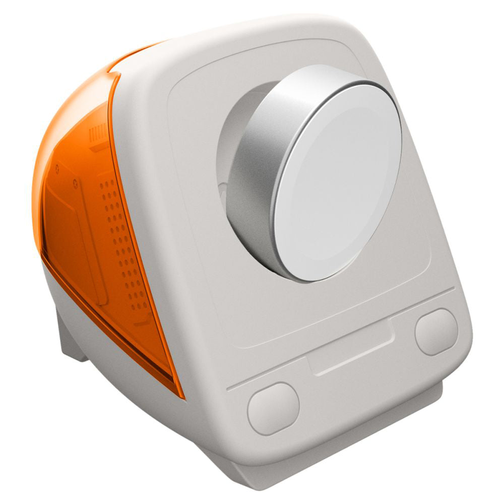Spigen C1 Classic tartó Apple Watch sorozatú vezeték nélküli töltőhöz, Narancssárga