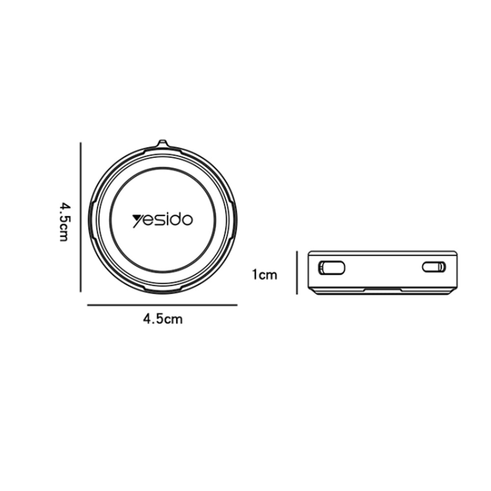 Wireless töltő Yesido DS18 Apple Watch sorozathoz, Fekete