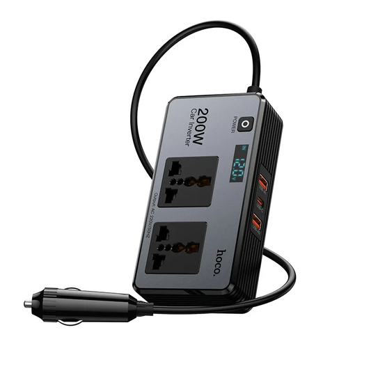 HOCO Z66 autós elektromos inverter, 200W
