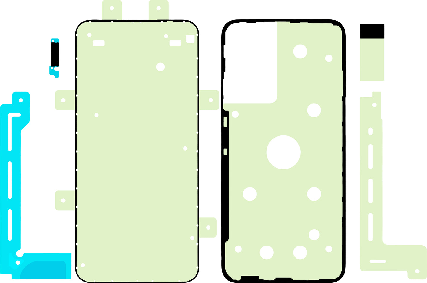 Kit Ragasztó Kijelző Samsung Galaxy A34 A346, Service Pack GH82-31515A