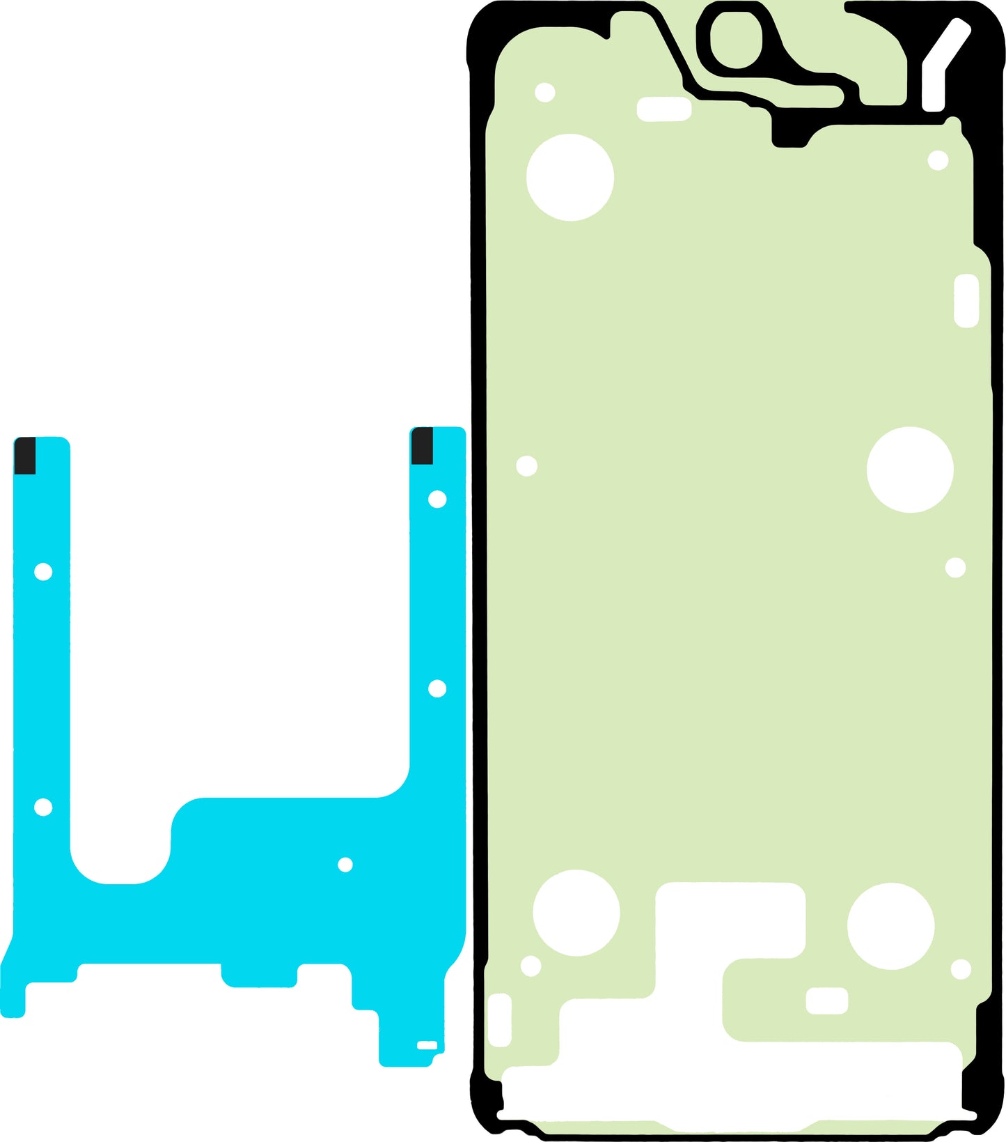 Kit Ragasztó Kijelző Samsung Galaxy S26 S942, Service Pack GH82-39212A
