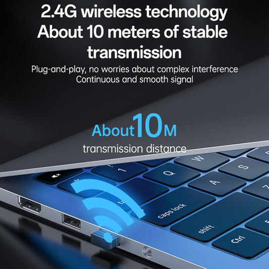 Yesido KB43 vezeték nélküli billentyűzet és egér készlet, Fekete