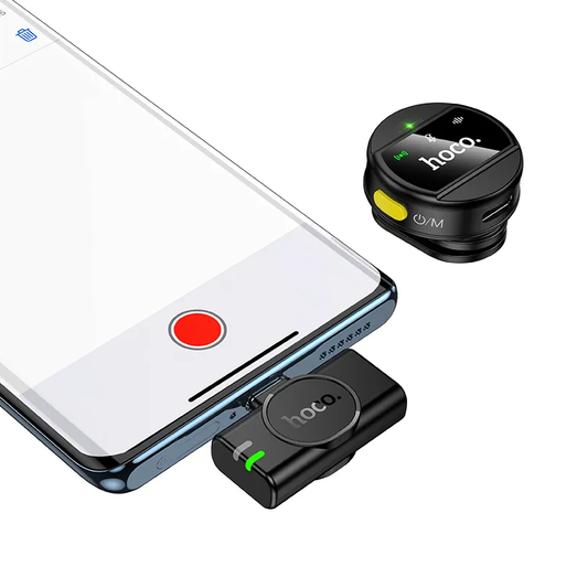 HOCO L21 lavalier mikrofon, USB-C, fekete