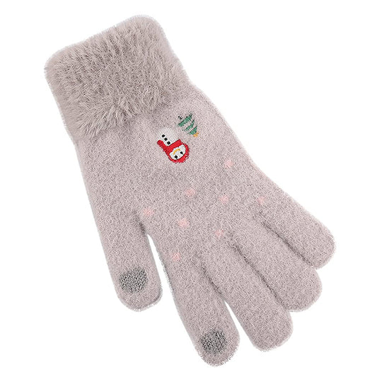 Techsuit Női Téli Érintőképernyős Kesztyű ST0011, Méret 17cm, Szürke