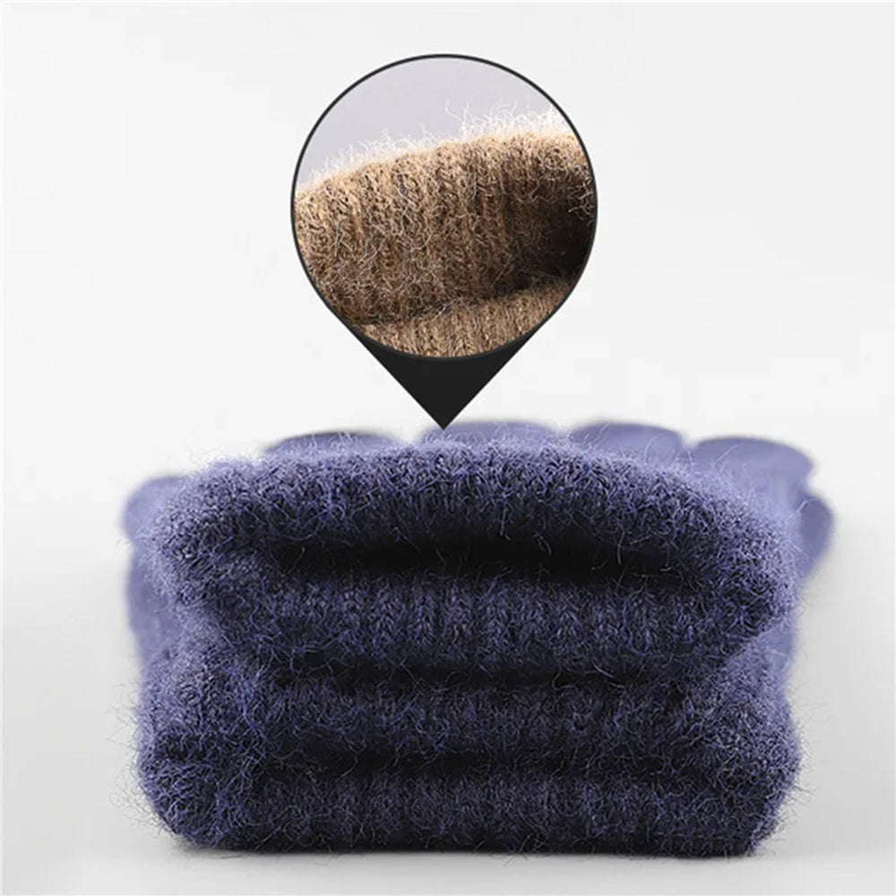 Iwarm ST0016 érintőképernyős téli kesztyű, méret 22 cm, barna