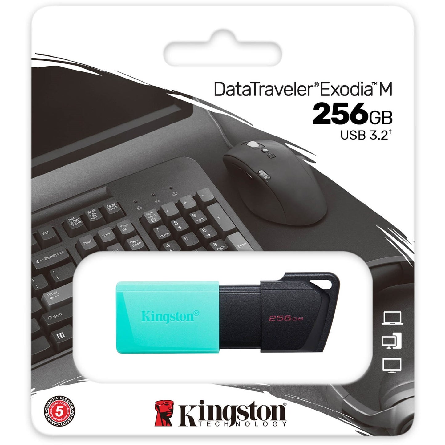 Kingston DT Exodia M USB-A 3.2 külső memória, 256Gb DTXM/256GB