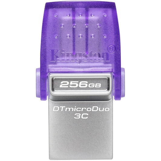 Külső memória USB-A - USB-C Kingston microDuo 3C, 256Gb DTDUO3CG3/256GB