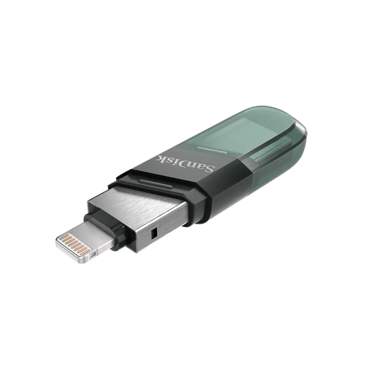 Külső Memória USB-A 3.0 / Lightning SanDisk iXpand Flip, 128Gb SDIX90N-128G-GN6NE