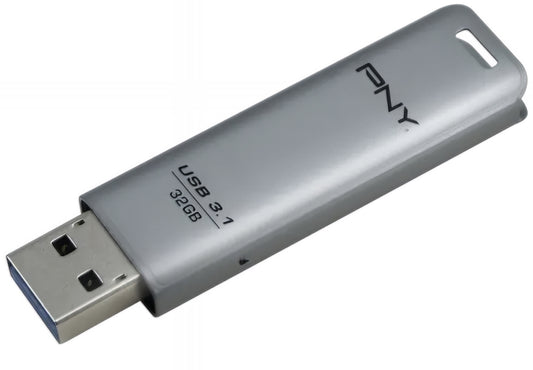 PNY Elite Steel USB-A 3.1 Külső memória, 32Gb FD32GESTEEL31G-EF
