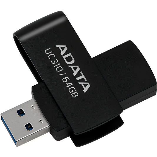 Külső memória USB-A 3.2 Adata UC310, 64Gb UC310-64G-RBK