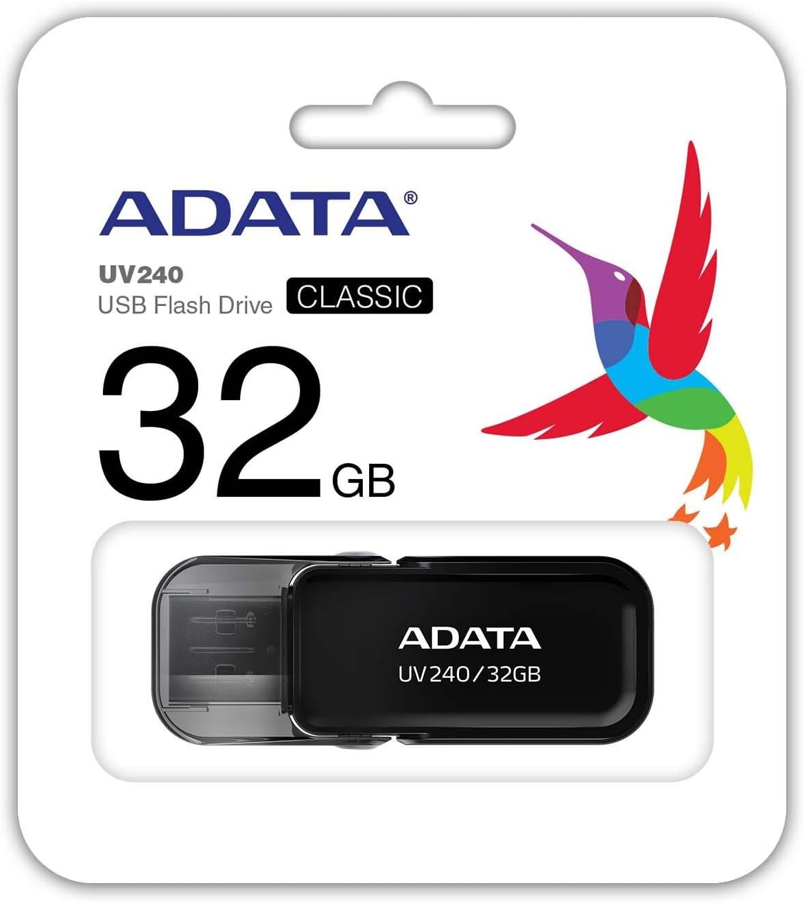 USB-A külső memória Adata UV240 UV240, 32 GB AUV240-32G-RBK AUV240-32G-RBK AUV240-32G-RBK