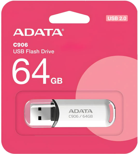 USB-A külső memória Adata C906, 64Gb AC906-64G-RWH