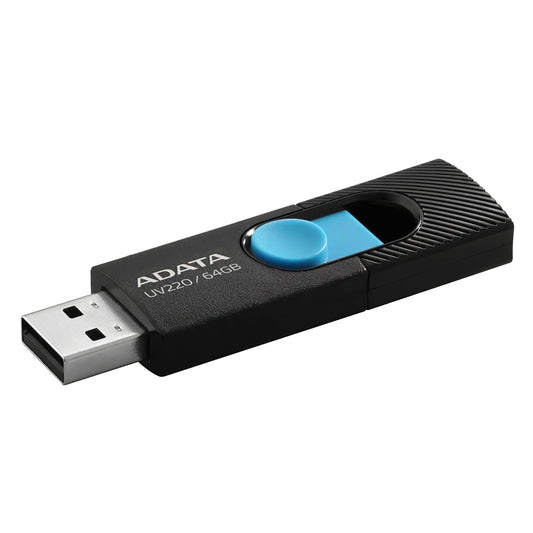 Külső USB-A memória Adata UV220, 64Gb AUV220-64G-RBKBL