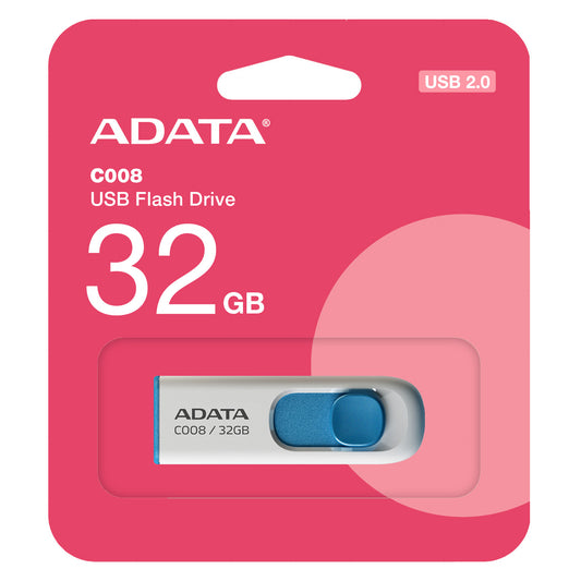 Adata C008 USB-A külső memória, 32Gb AC008-32G-RWE
