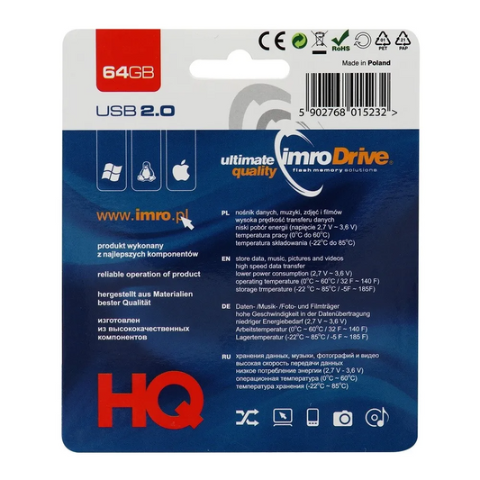 Imro USB-A Külső Memória, 64Gb