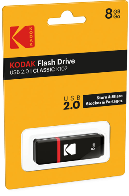 Kodak K102 USB-A külső memória, 8Gb EKMMD8GK102
