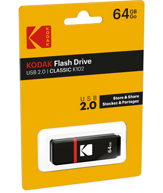 Kodak K102 USB-A Külső Memória, 64Gb EKMMD64GK102