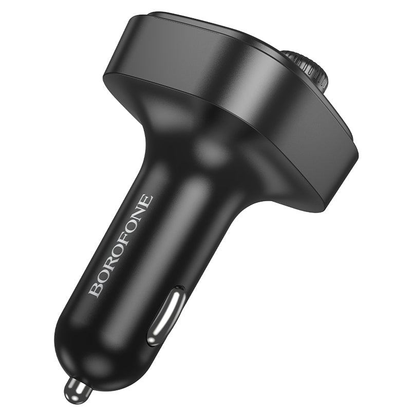 Borofone BC59 Heroic Bluetooth FM modulátor, 2 x USB-A - 1 x USB-C