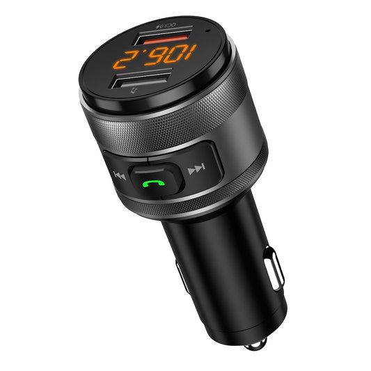 Techsuit VoltTune FM Bluetooth modulátor, 2 x USB-A