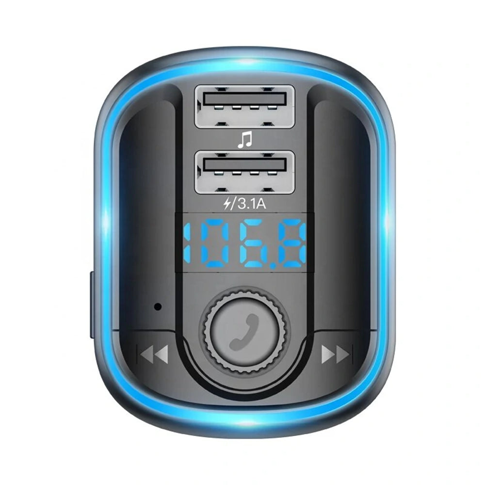 FM Bluetooth modulátor Yesido Y44, 2 x USB-A - 1 x microSD