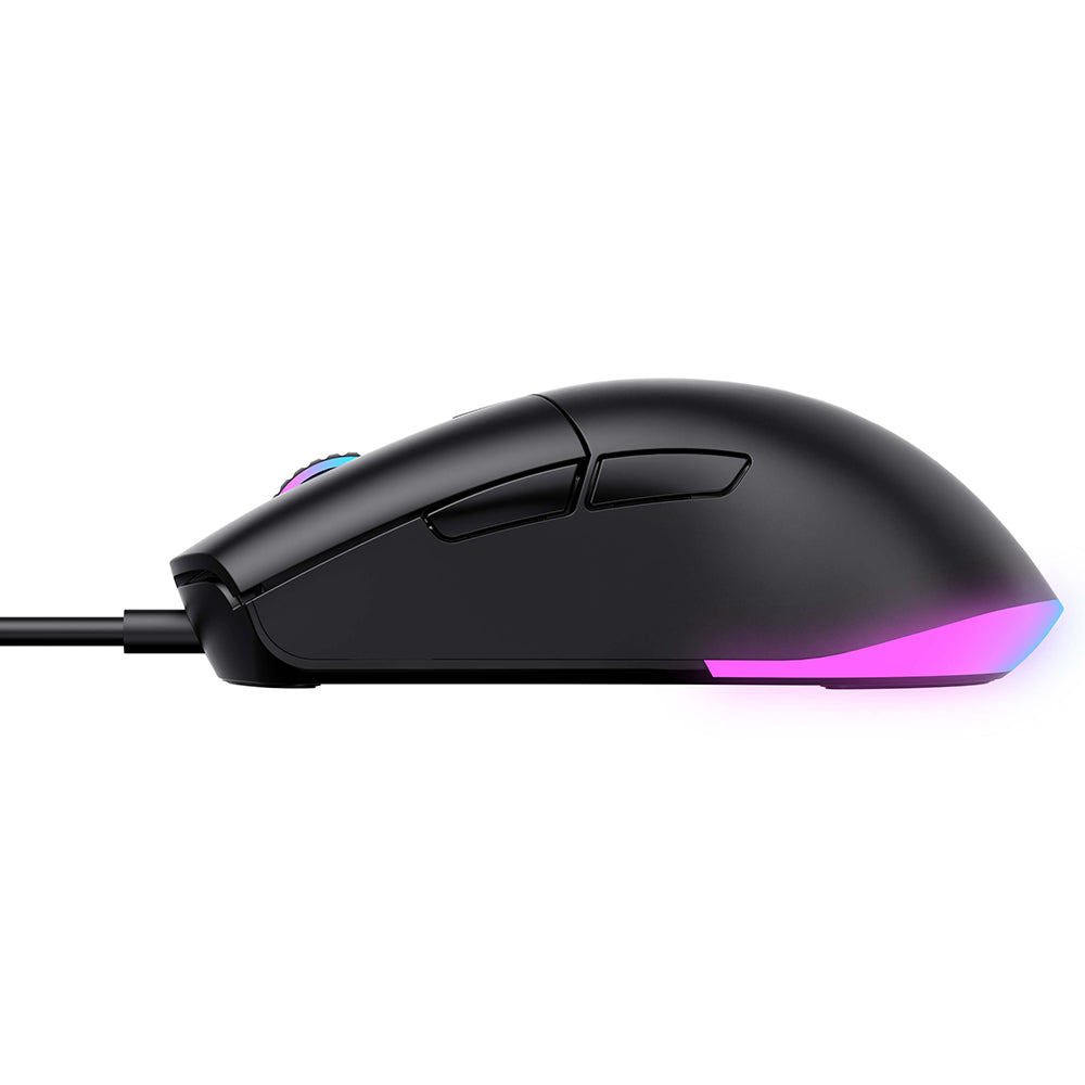 HAVIT MS1038 vezetékes USB-s játékegér, RGB, 1200DPI - 7200DPI, 1.6m, Fekete
