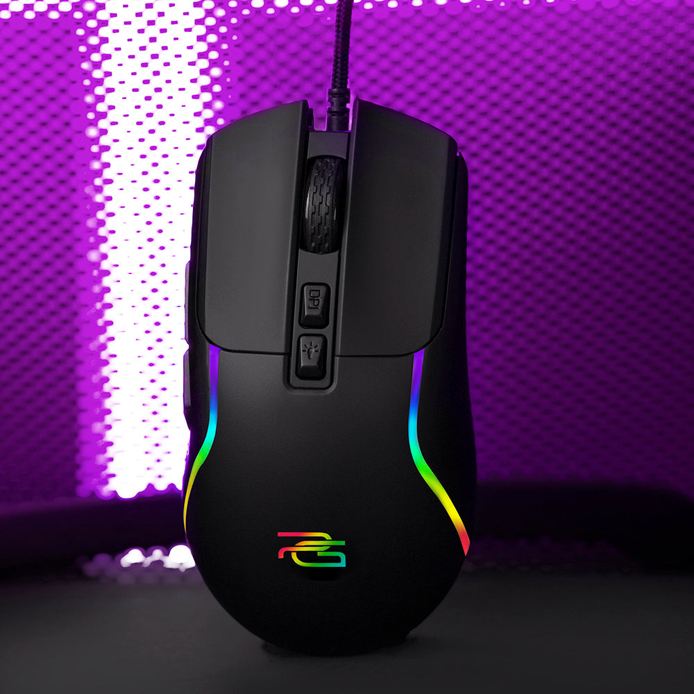 Proove Assembler Wired USB Gaming Mouse, RGB, 12400DPI, Black CMAS00000101