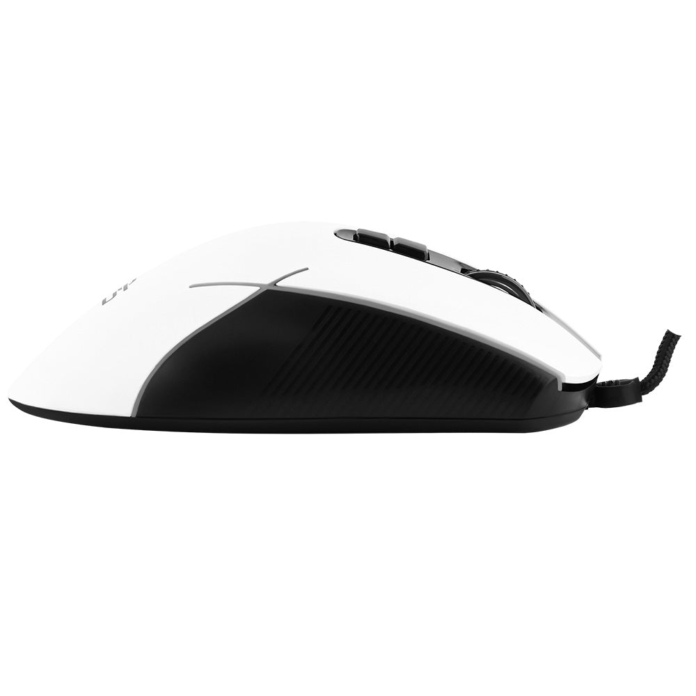 Gaming egér Wired USB Proove Defiant, RGB, 7200DPI, Fehér CMDE00000101
