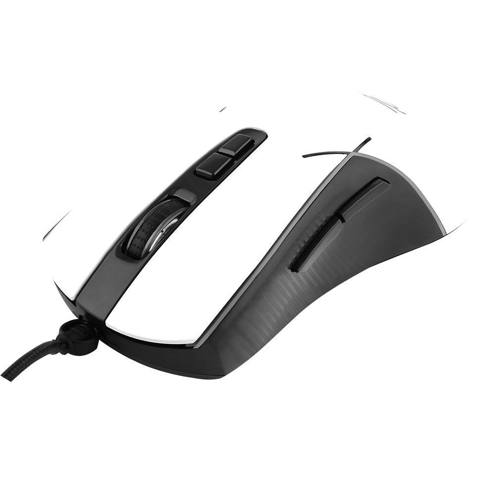 Gaming egér Wired USB Proove Defiant, RGB, 7200DPI, Fehér CMDE00000101