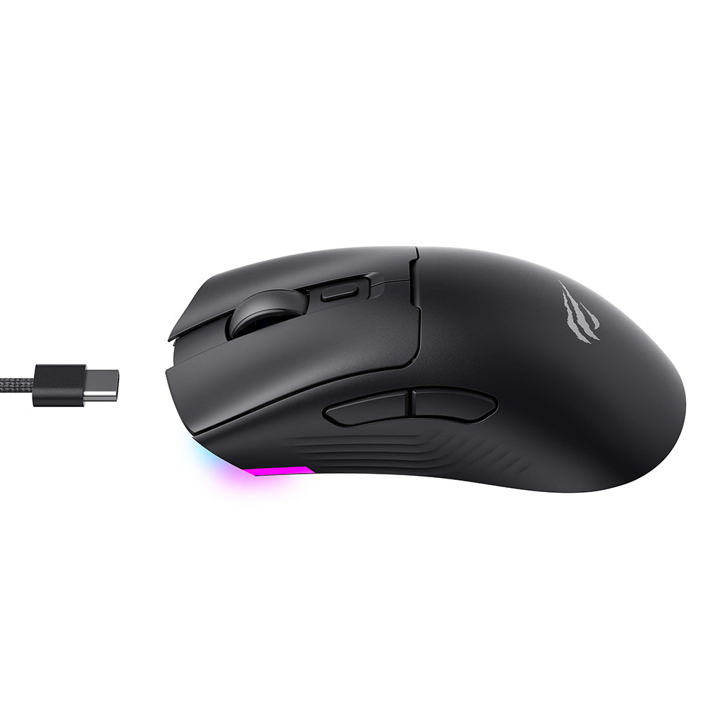 HAVIT MS966WB vezeték nélküli gaming egér, 800DPI - 10000DPI, fekete