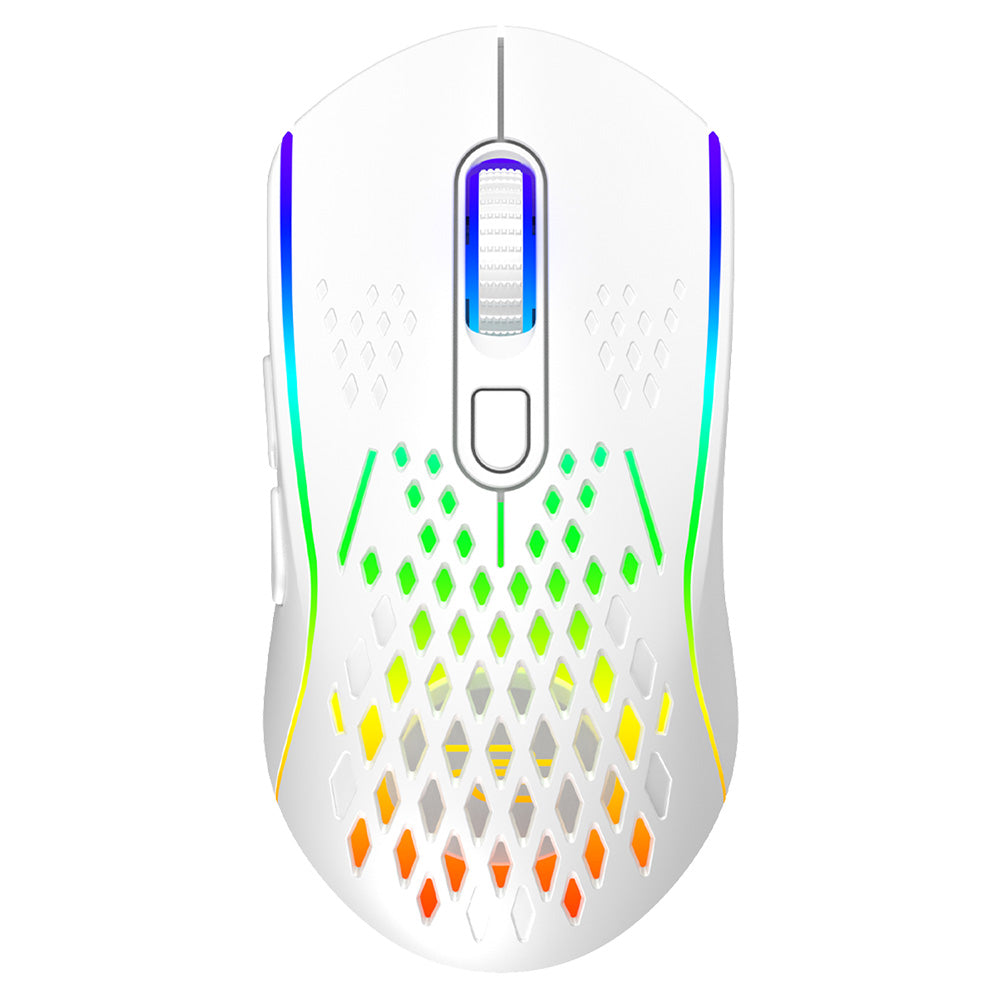 Proove Buzz vezeték nélküli gaming egér, RGB, 800DPI - 4800DPI, fehér WMBU00022402