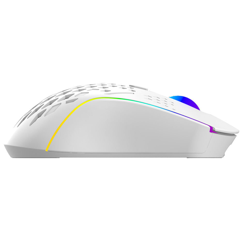 Proove Buzz vezeték nélküli gaming egér, RGB, 800DPI - 4800DPI, fehér WMBU00022402