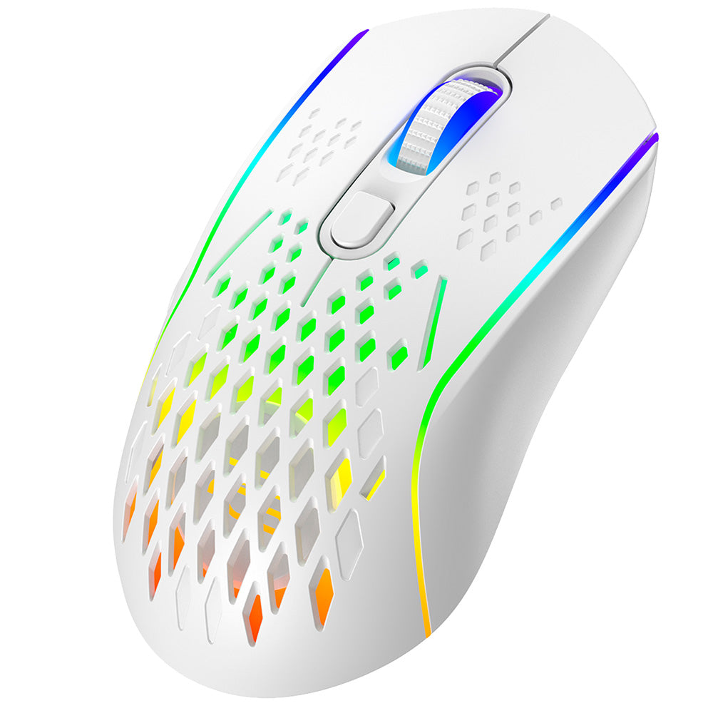 Proove Buzz vezeték nélküli gaming egér, RGB, 800DPI - 4800DPI, fehér WMBU00022402