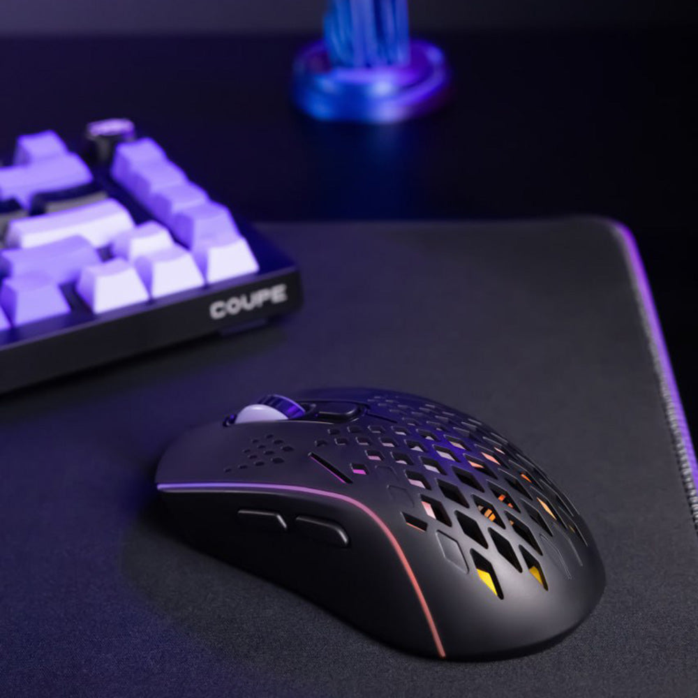 Proove Buzz vezeték nélküli gaming egér, RGB, 800DPI - 4800DPI, fehér WMBU00022402