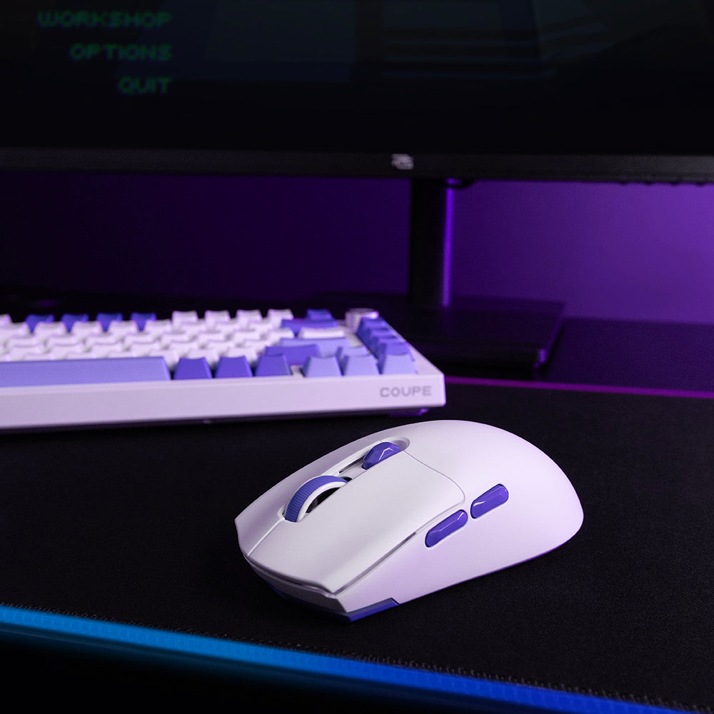 Proove Rate Special Edition Wireless Gaming Mouse, 800DPI - 12000DPI, White CMRTWRS03002