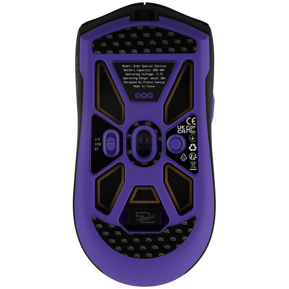 Proove Rate Special Edition Wireless Gaming Mouse, 800DPI - 12000DPI, Black CMRTWRS03001