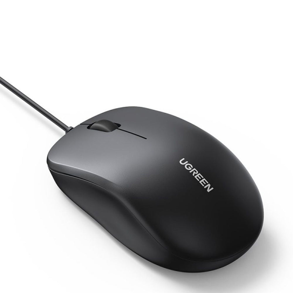 UGREEN MU007 vezetékes USB egér, 1200DPI, 1.5m, fekete
