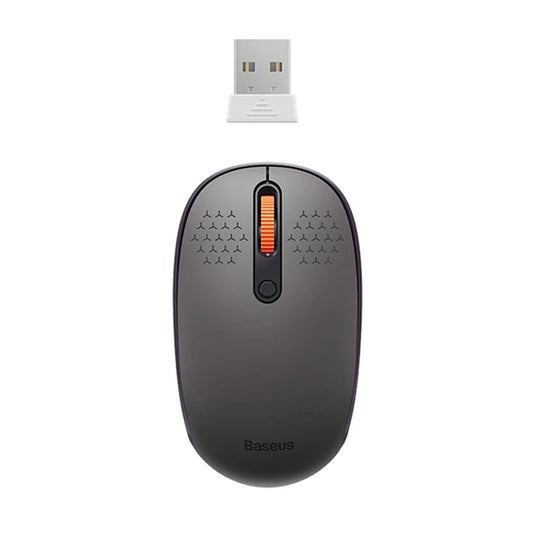 Baseus F01B Tri-Mode vezeték nélküli egér, 1600DPI, BT / Wi-Fi, szürke B0105555503833-00