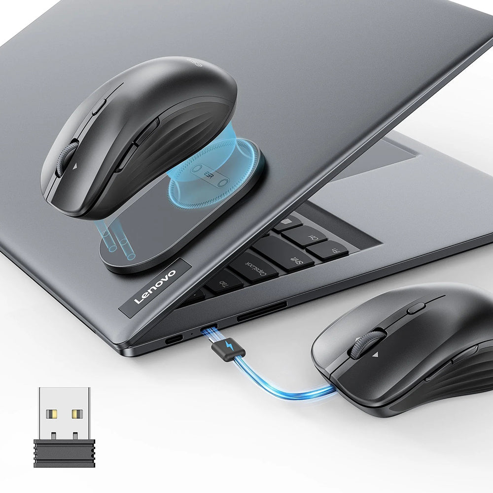 Vezeték nélküli ESR MagMouse egér, 800DPI - 4800DPI, szürke