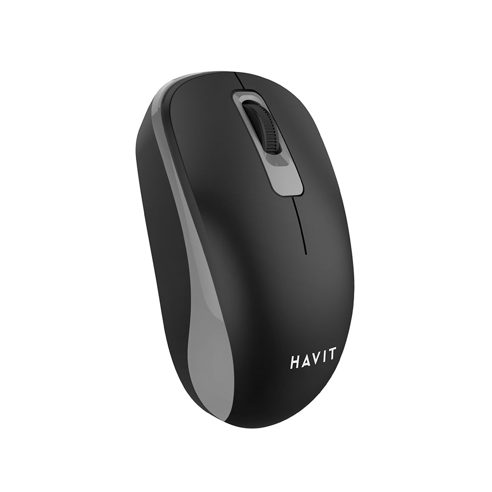 HAVIT MS626GT vezeték nélküli egér, 1200DPI, fekete-szürke