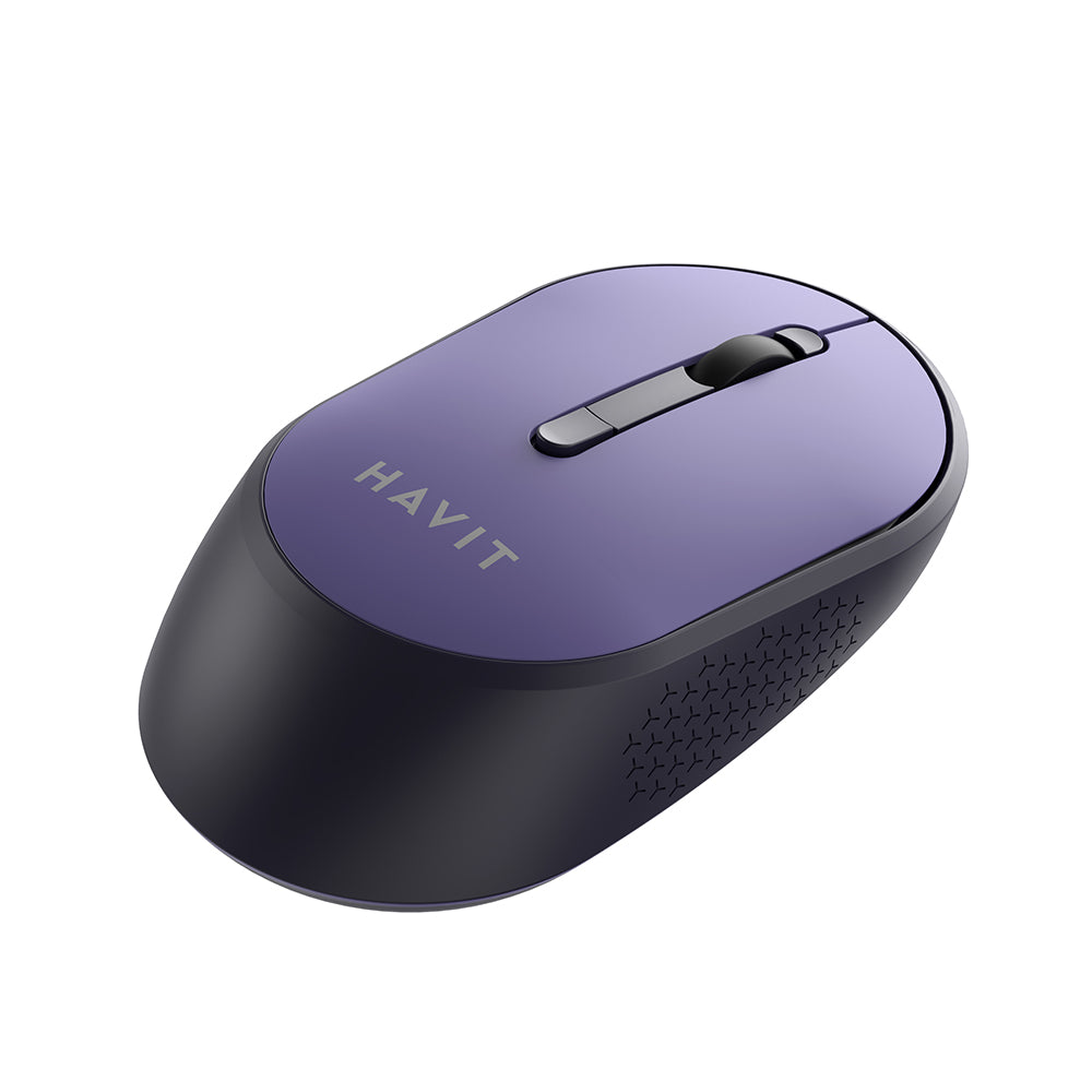HAVIT MS78GT vezeték nélküli egér, 1200DPI - 3200DPI, Lila