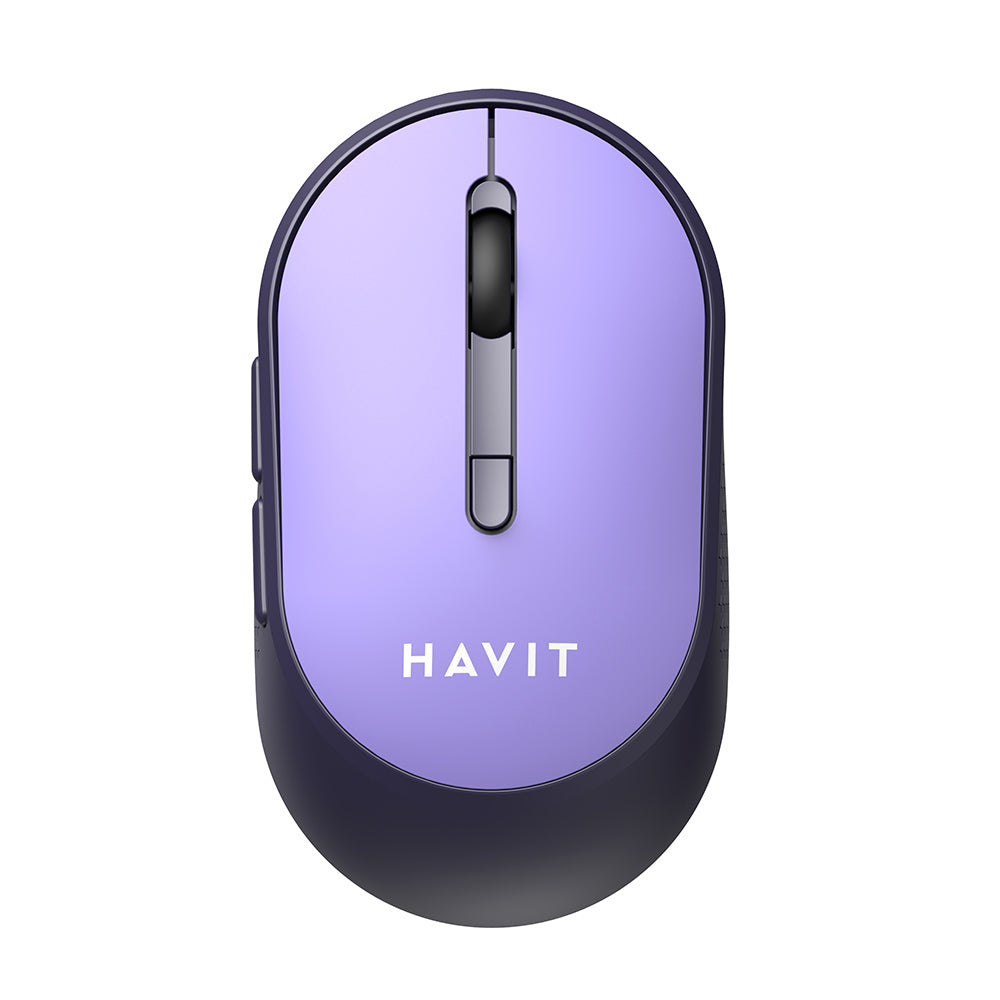 HAVIT MS78GT vezeték nélküli egér, 1200DPI - 3200DPI, Lila
